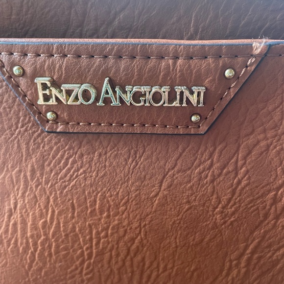 Enzo Angiolini Brown Leather Purse - Picture 7 of 14